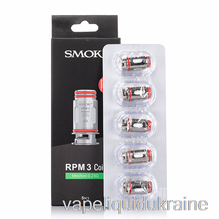 Vape Liquid Ukraine SMOK RPM 3 Replacement Coils 0.23ohm RPM 3 Mesh Coils